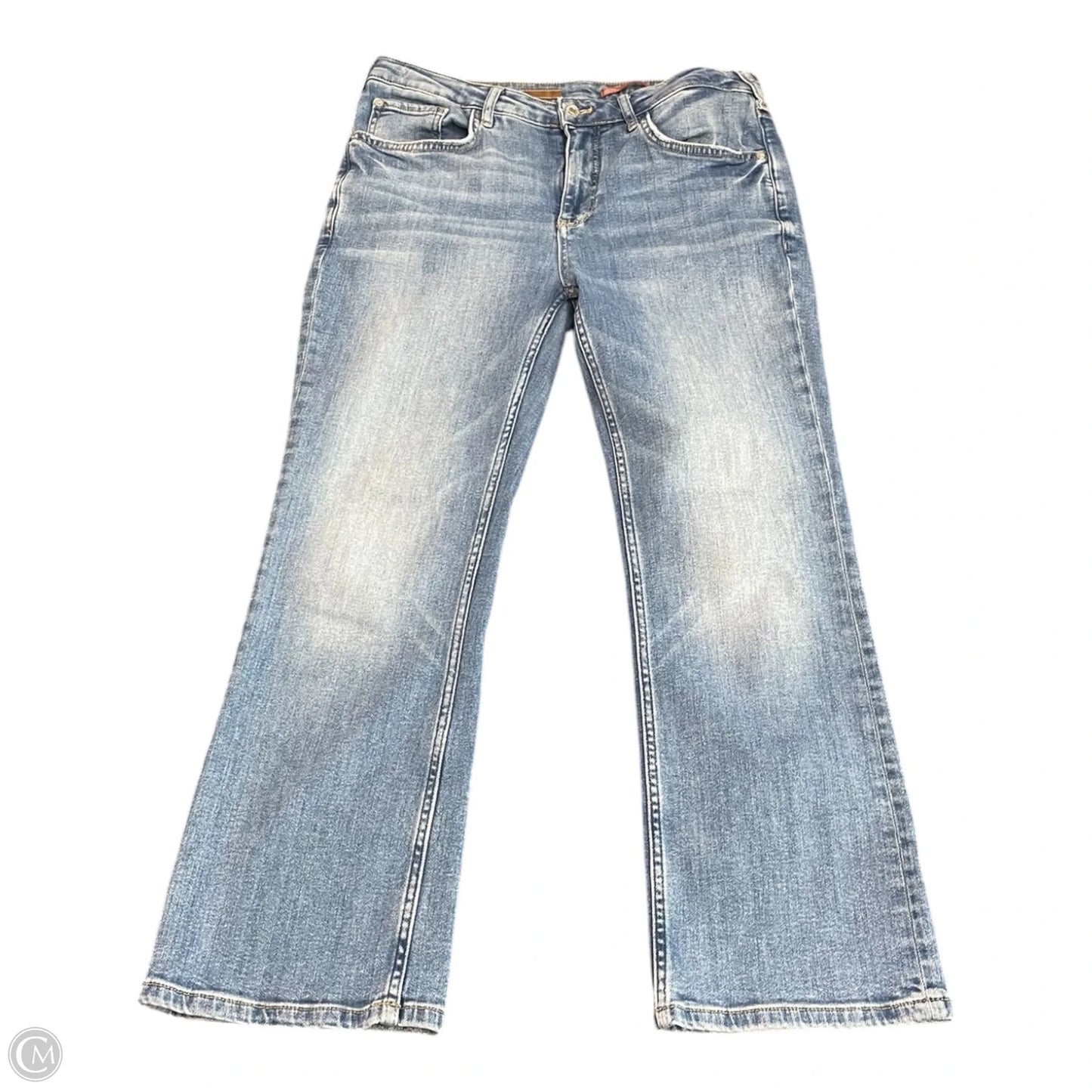 Jeans Straight By Pilcro In Blue Denim, Size: 10