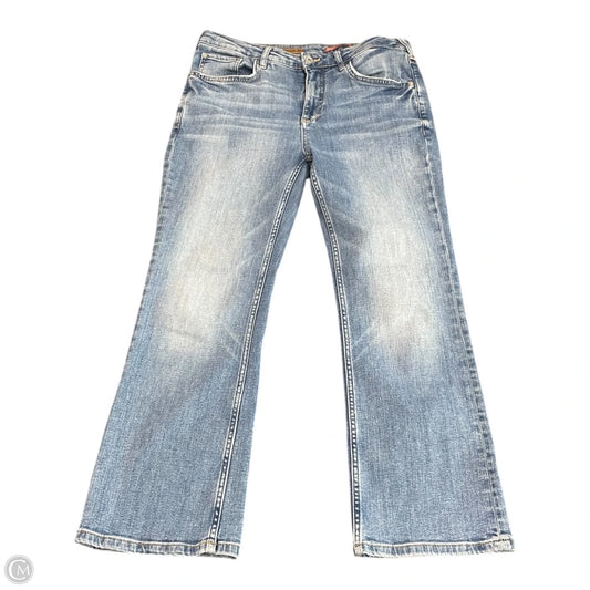 Jeans Straight By Pilcro In Blue Denim, Size: 10