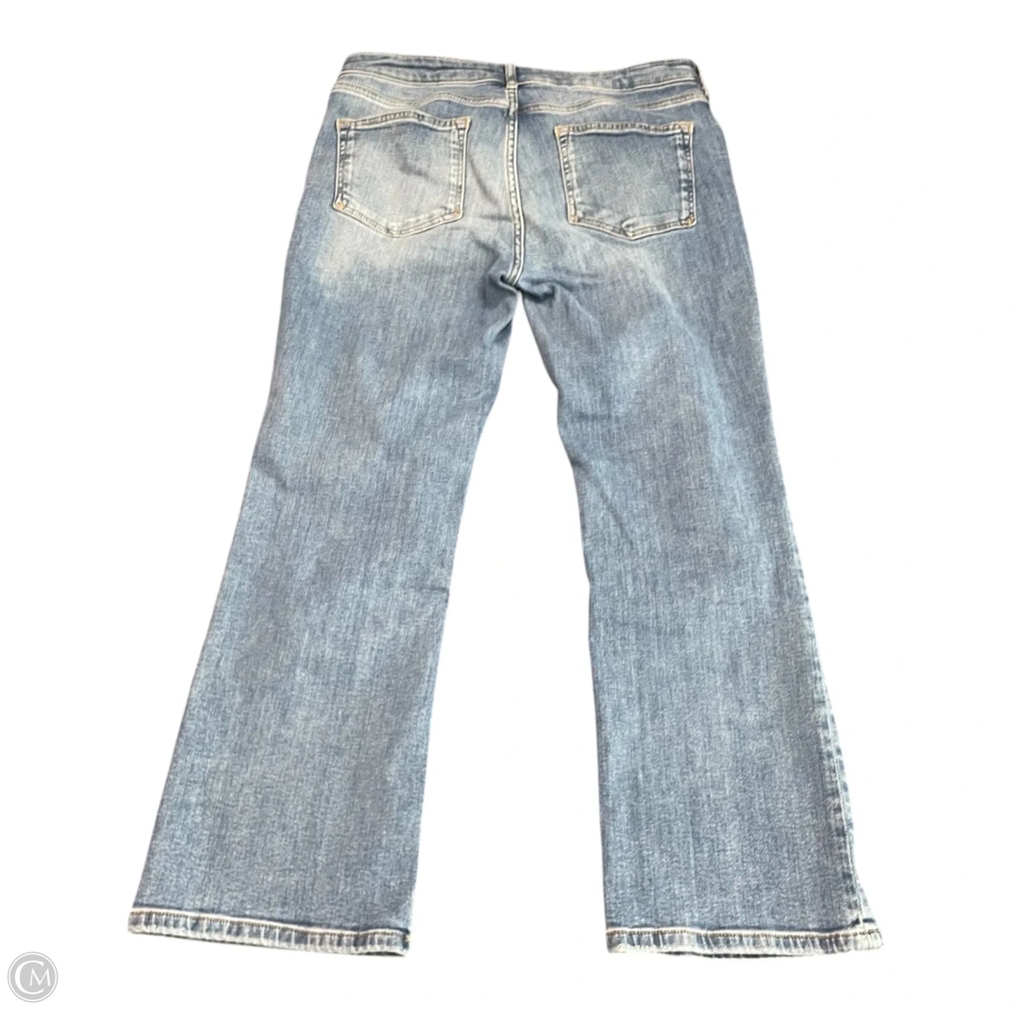 Jeans Straight By Pilcro In Blue Denim, Size: 10