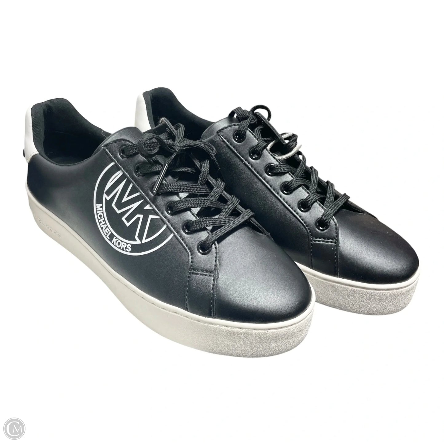 Shoes Sneakers By Michael By Michael Kors In Black & White, Size: 8
