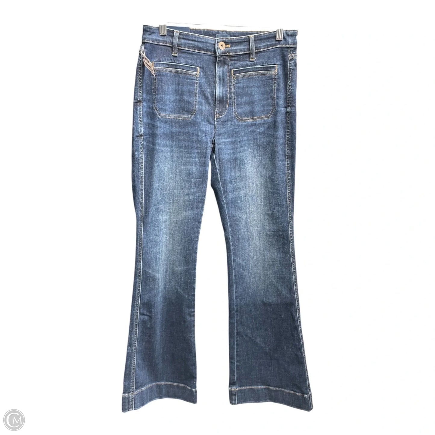 Jeans Flared By J. Jill In Blue Denim, Size: 6