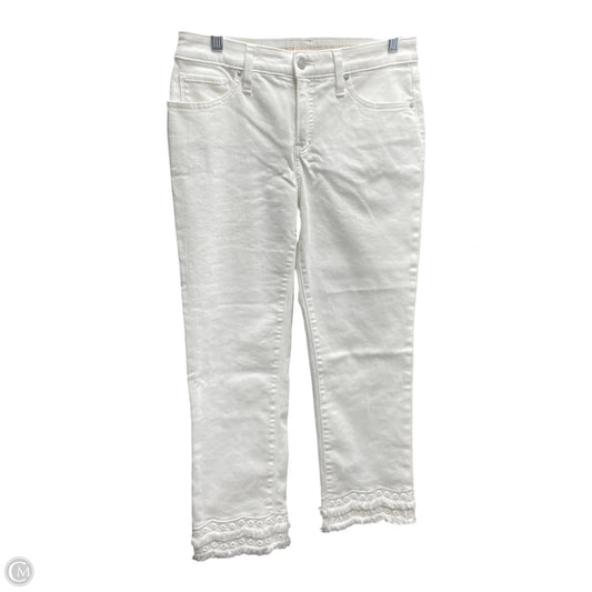 Jeans Cropped By Chicos In White, Size: 2