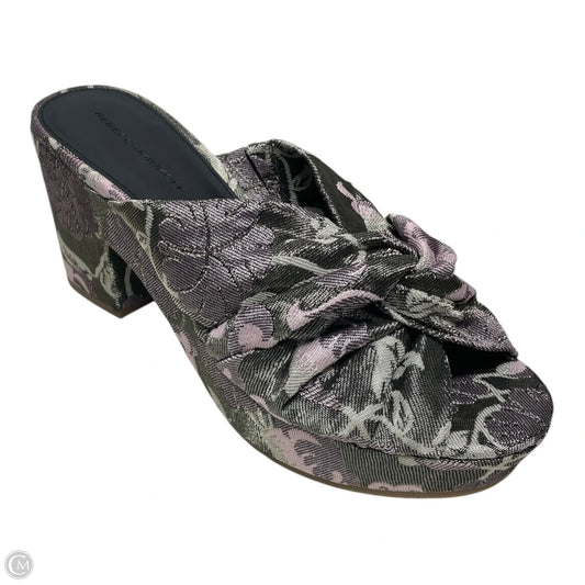 Sandals Designer By Rebecca Minkoff In Green & Pink, Size: 8