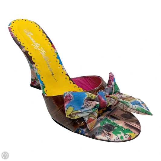 Sandals Heels Wedge By Cmc In Multi-colored, Size: 8