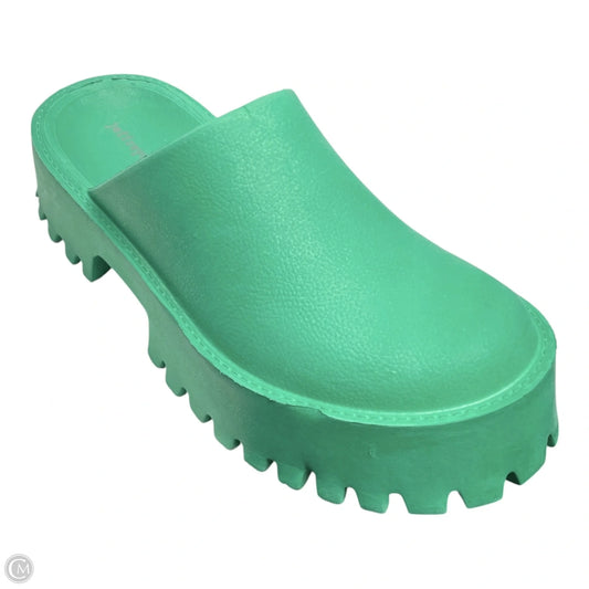 Shoes Heels Platform By Jeffrey Campbell In Green, Size: 8