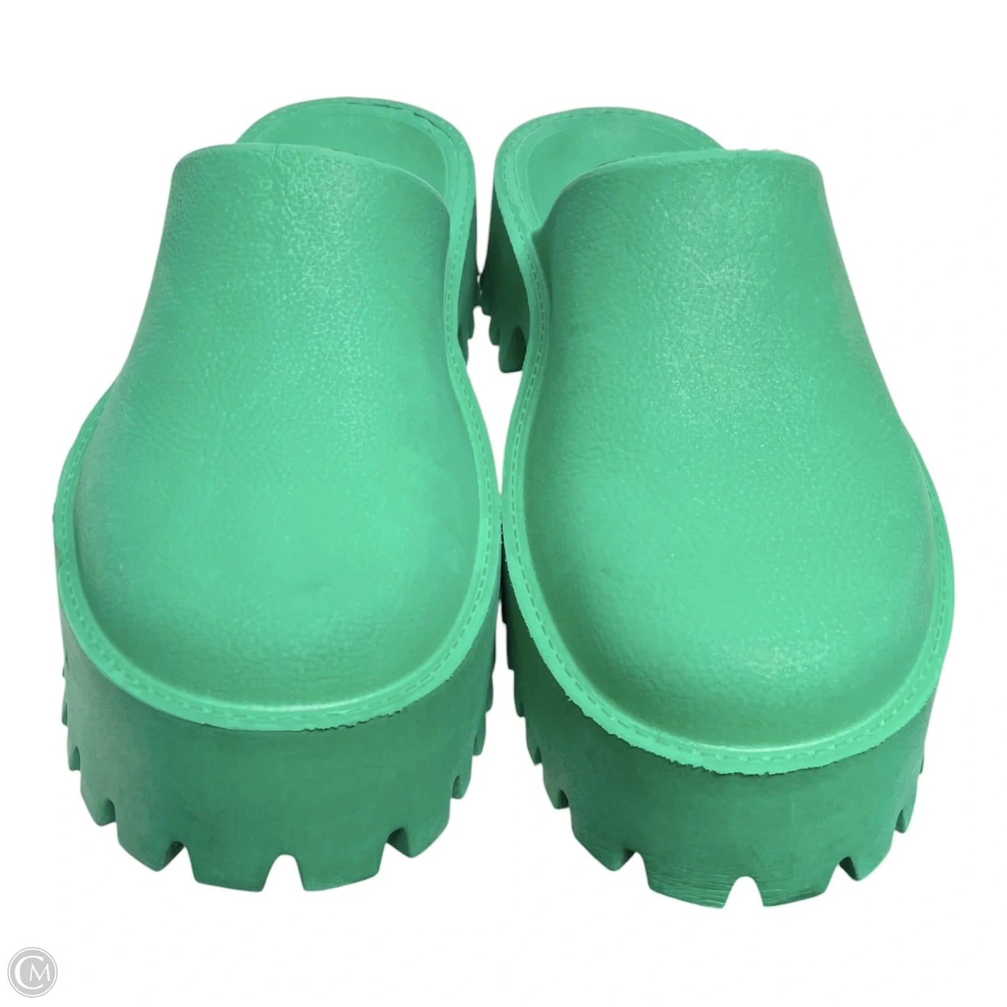 Shoes Heels Platform By Jeffrey Campbell In Green, Size: 8