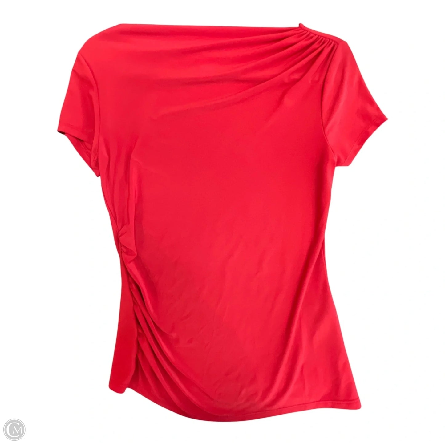 Top Short Sleeve By White House Black Market In Red, Size: Xs