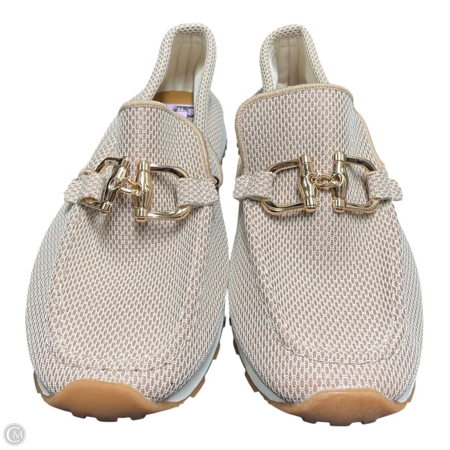Shoes Flats By Clothes Mentor In Cream & Tan, Size: 11