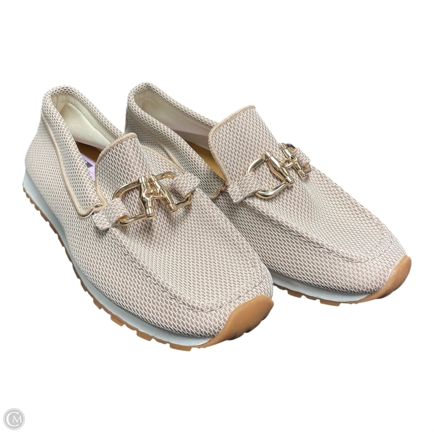 Shoes Flats By Clothes Mentor In Cream & Tan, Size: 11