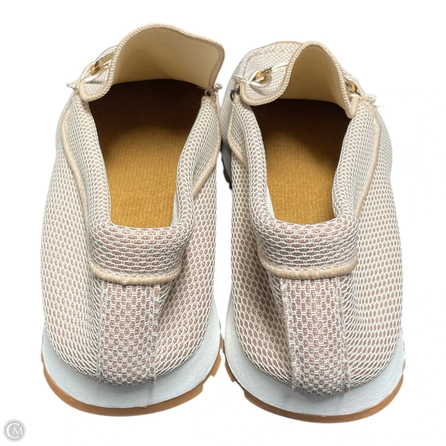 Shoes Flats By Clothes Mentor In Cream & Tan, Size: 11