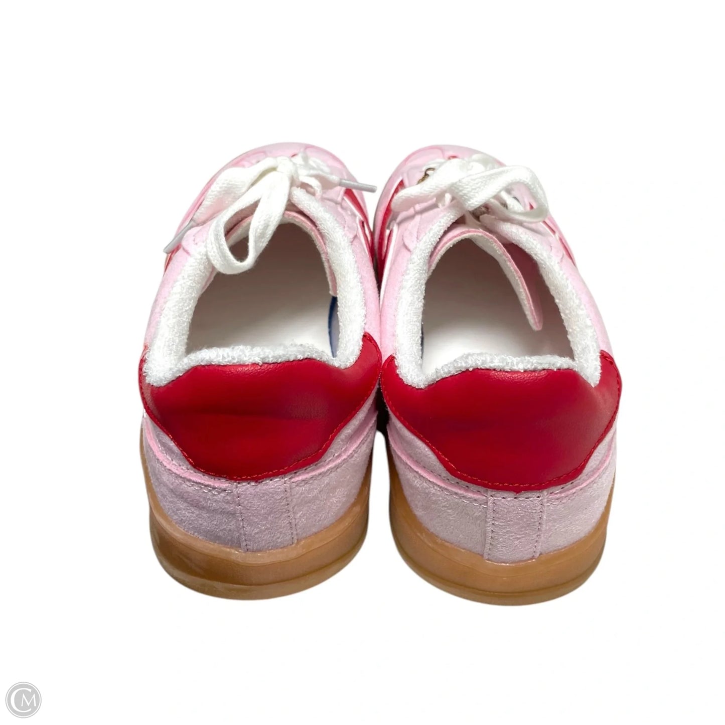 Shoes Sneakers By Madden Girl In Pink & Red, Size: 7.5