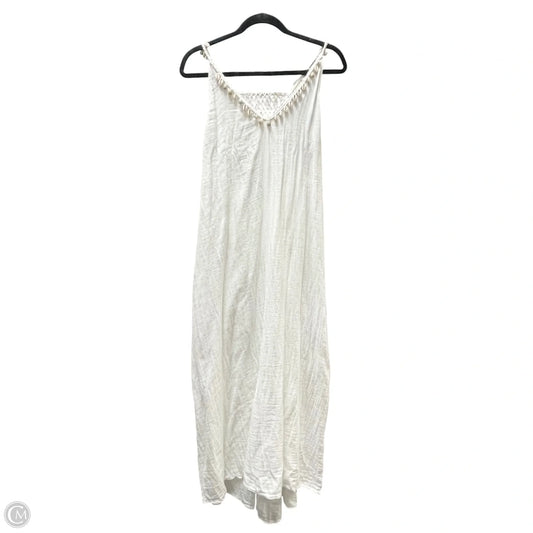 Swimwear Cover-up By Clothes Mentor In White, Size: M