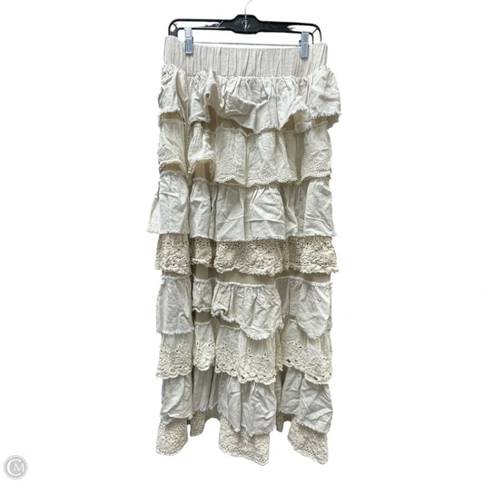 Skirt Maxi By JADED GYPSY In Beige, Size: Osfm