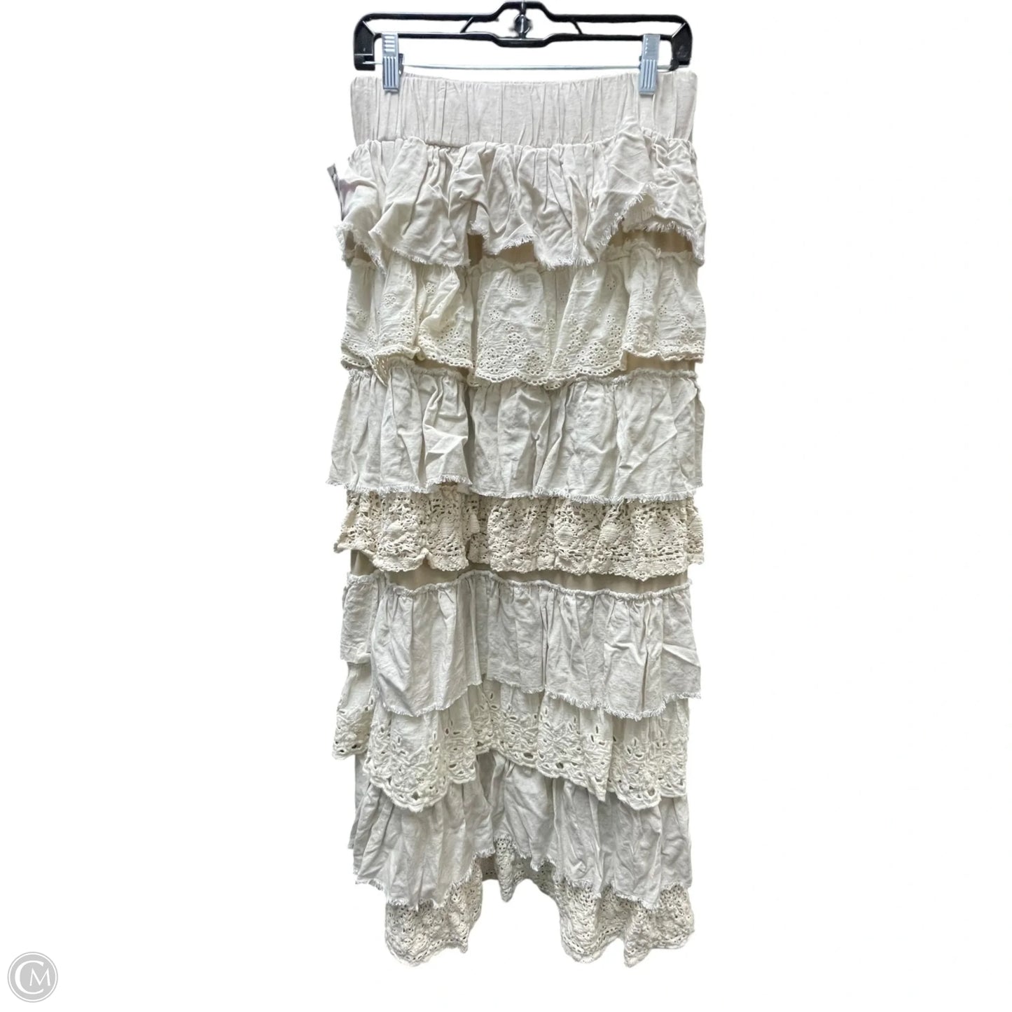 Skirt Maxi By JADED GYPSY In Beige, Size: Osfm