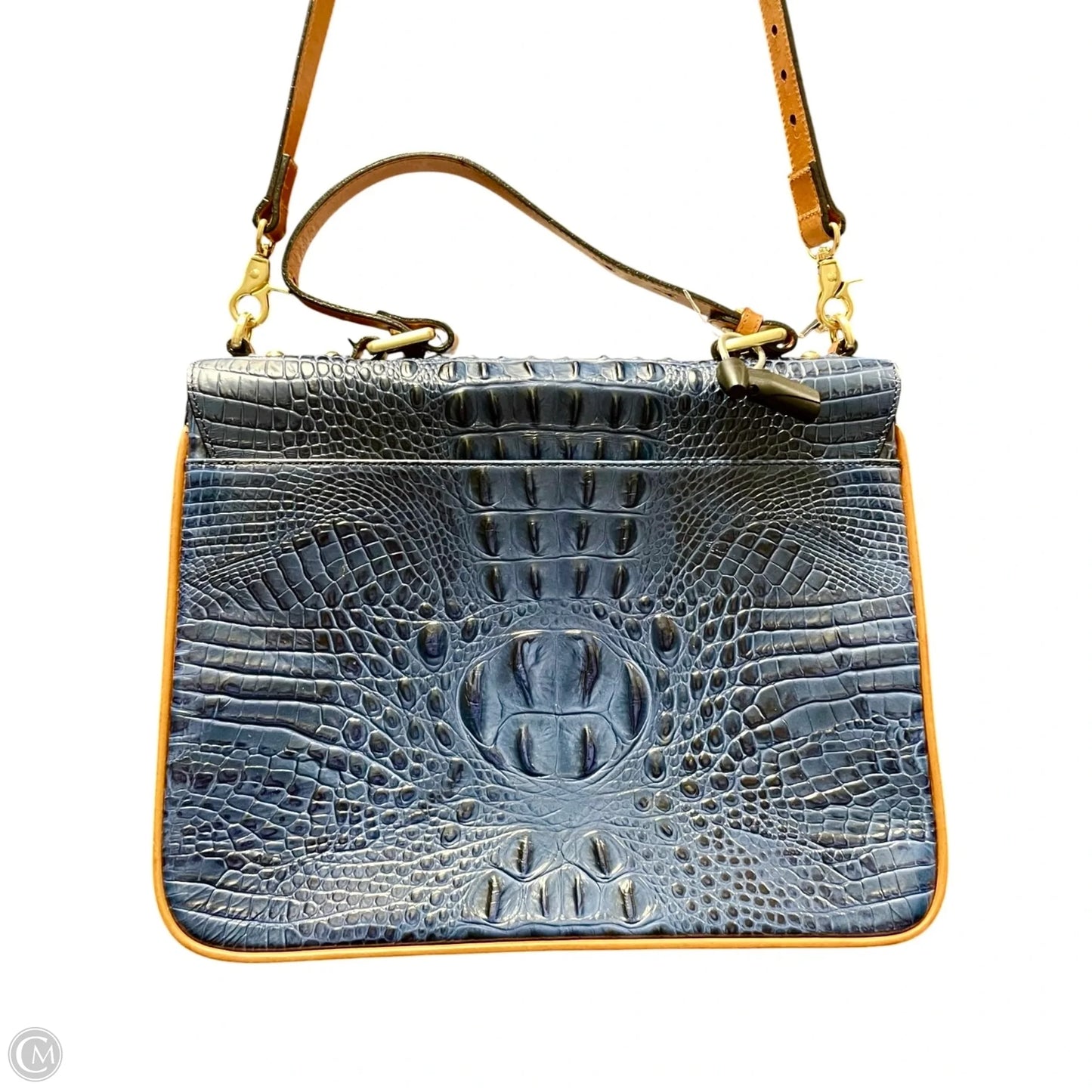 Handbag Designer By Brahmin, Size: Large