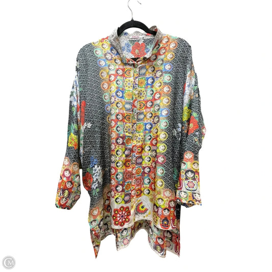 Tunic Designer By Johnny Was In Multi-colored, Size: S