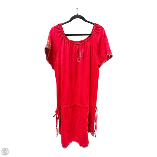 Dress Casual Short By Double D Ranch In Red, Size: L
