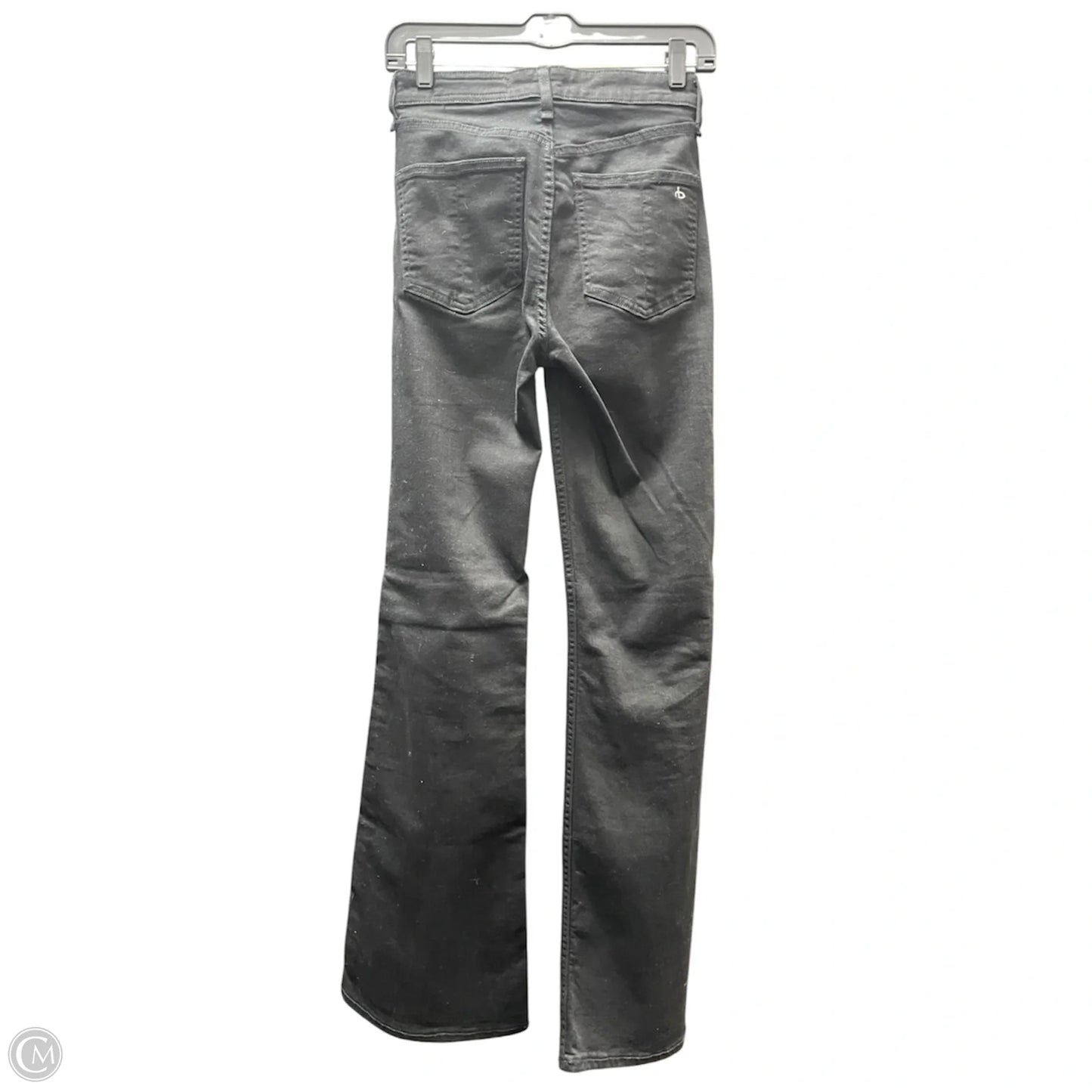 Jeans Flared By Rag And Bone In Black Denim, Size: 2