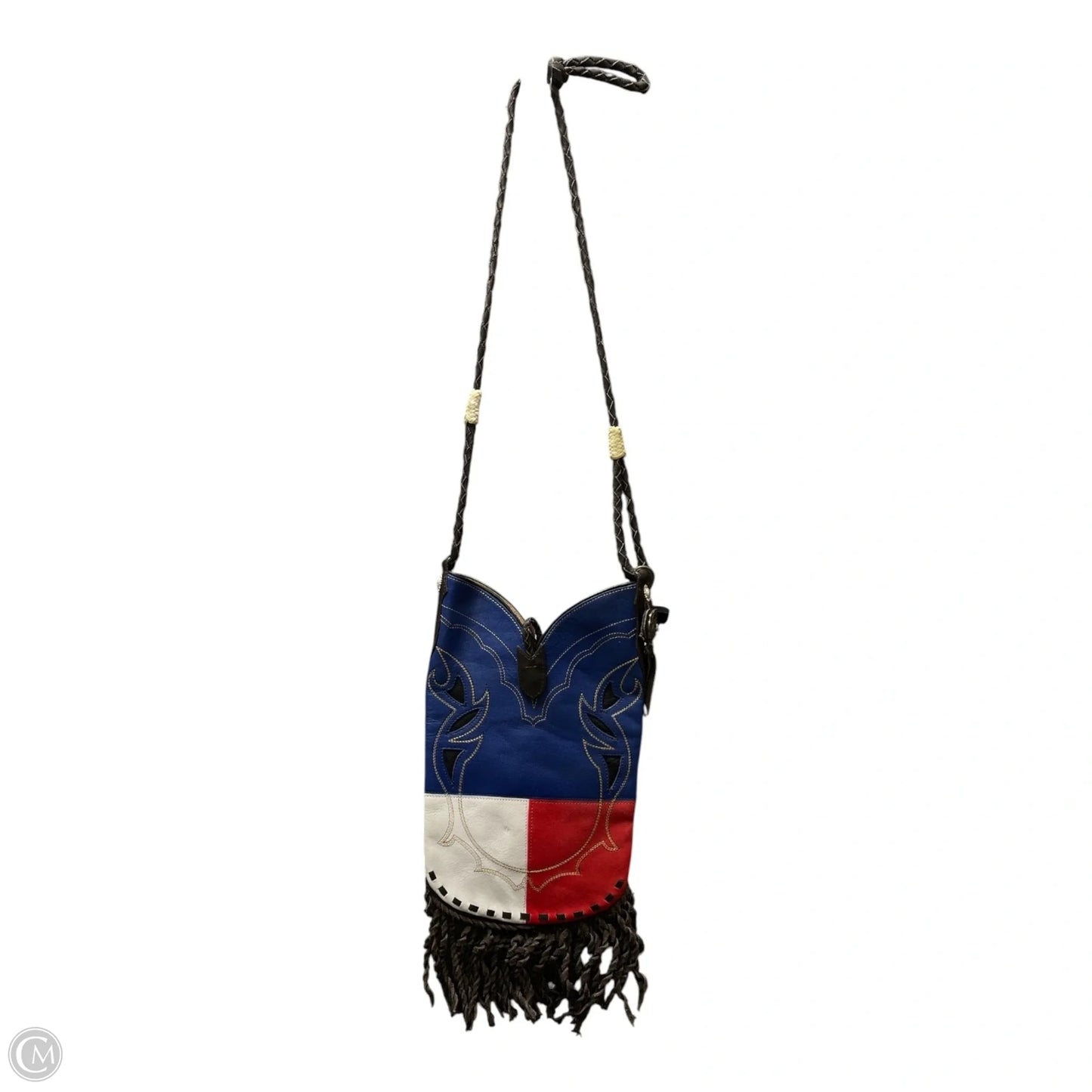 Crossbody Leather By MONTANA, Size: Medium