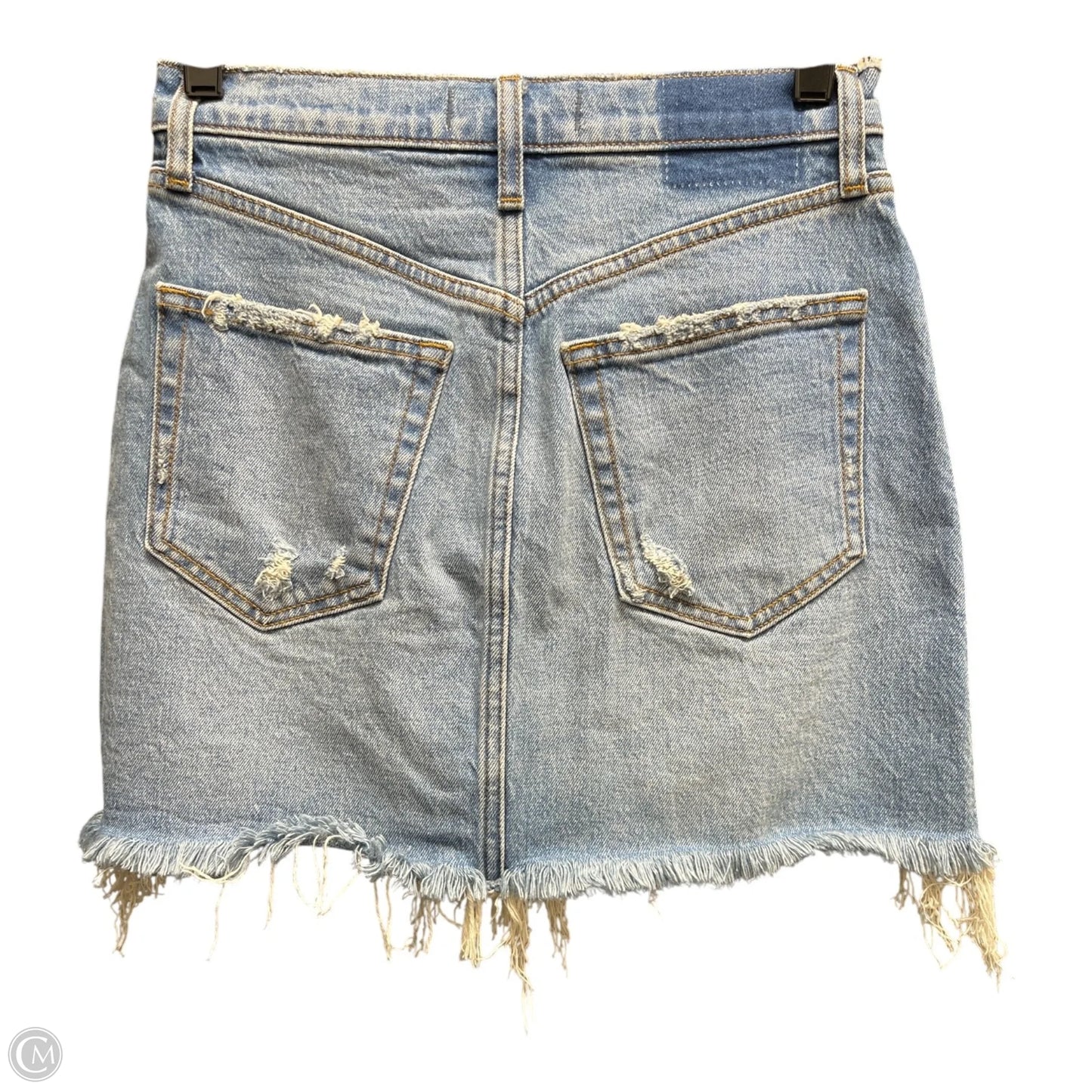 Skirt Mini & Short By Abercrombie And Fitch In Blue Denim, Size: 2