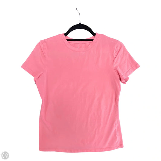 Top Short Sleeve By A New Day In Coral, Size: Xs