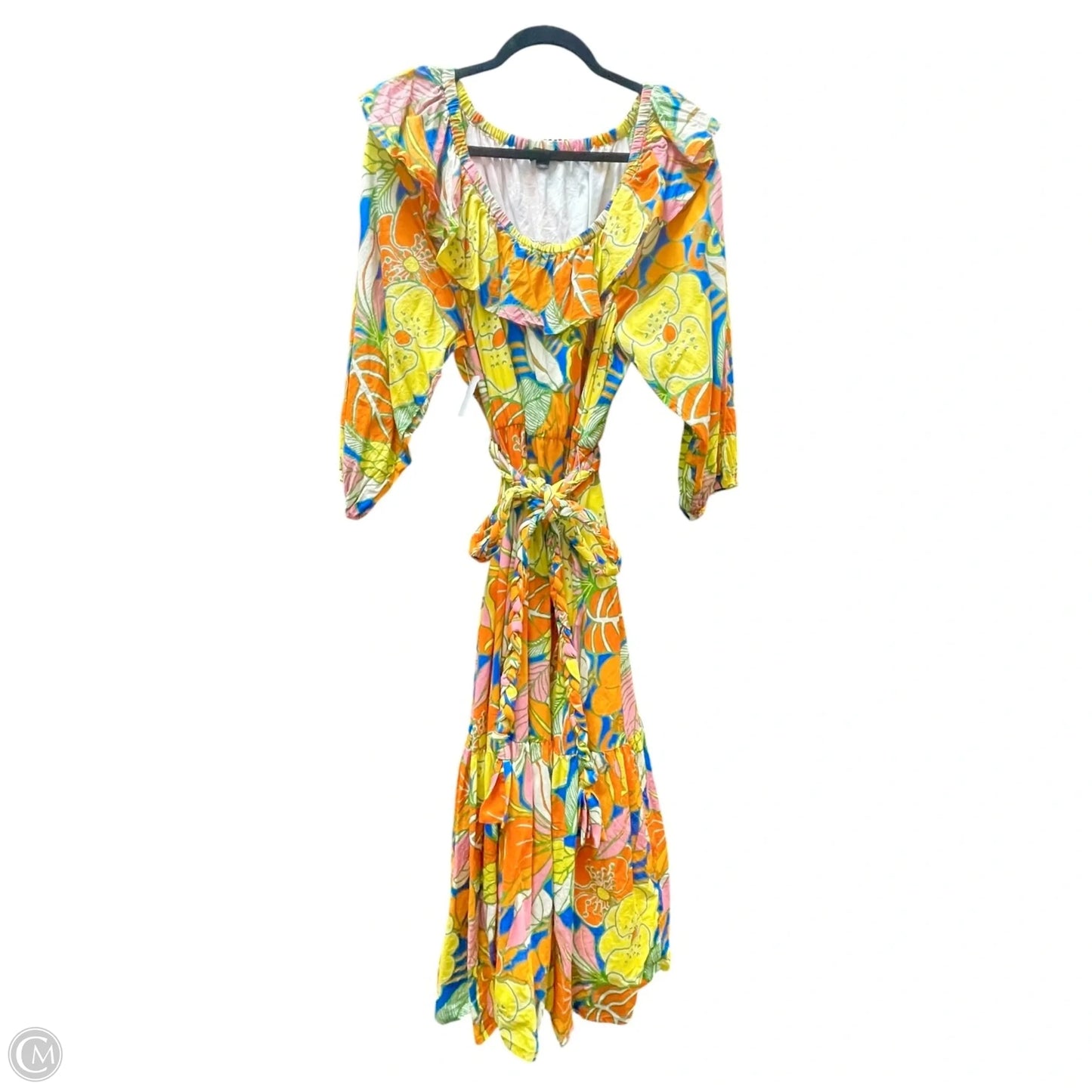 Dress Casual Maxi By J. Crew In Floral Print, Size: L