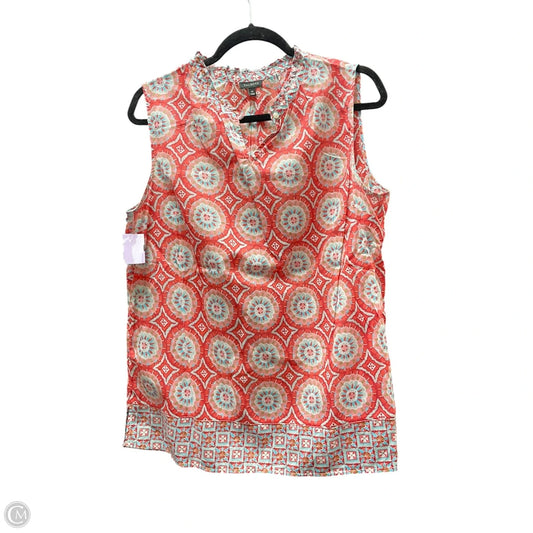 Top Sleeveless By Talbots In Multi-colored, Size: M