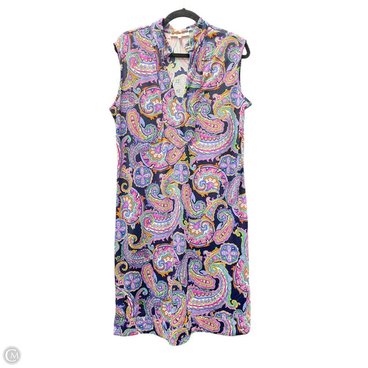 Dress Casual Short By Jude Connally In Paisley Print, Size: Xl