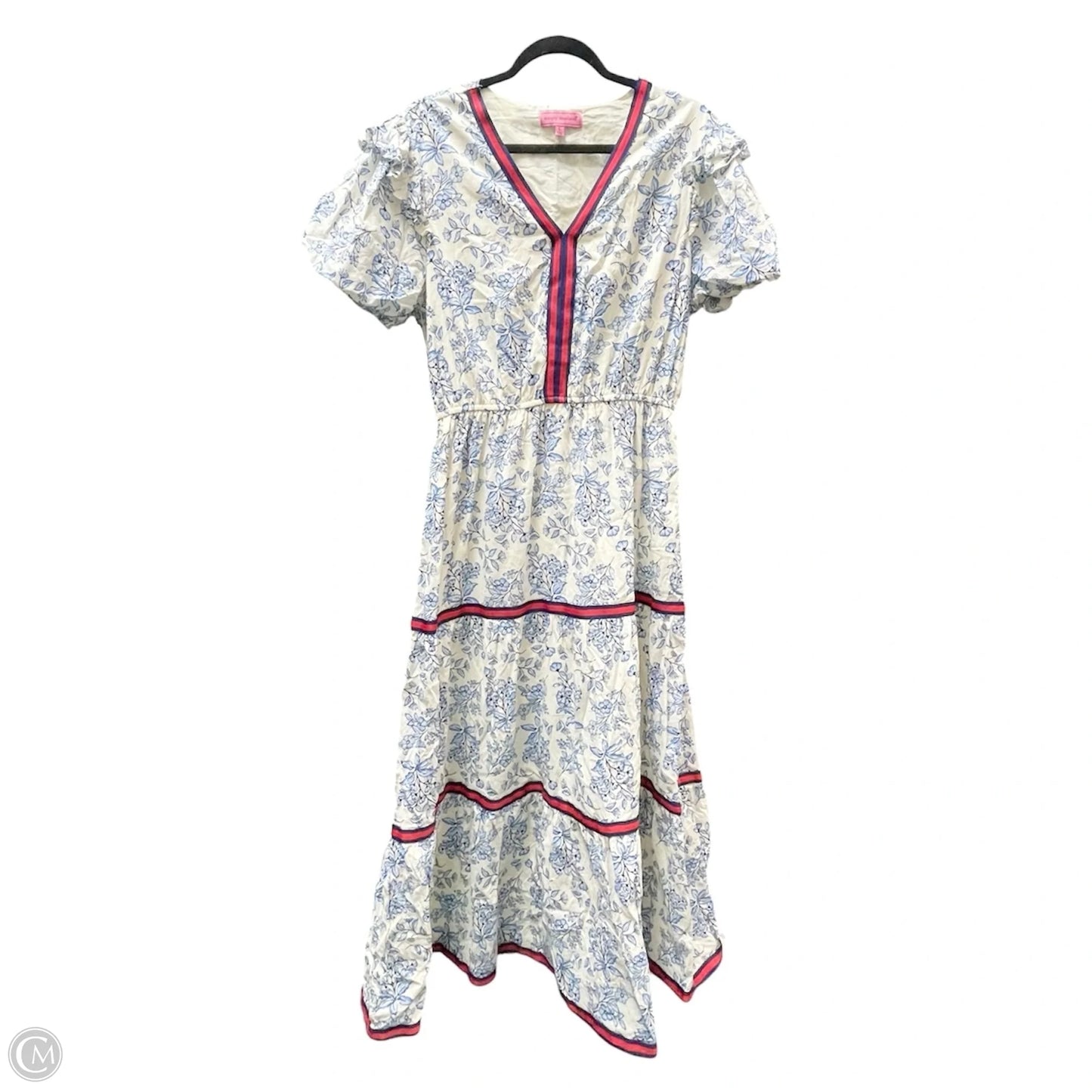 Dress Casual Maxi By Simply Southern In Floral Print, Size: L