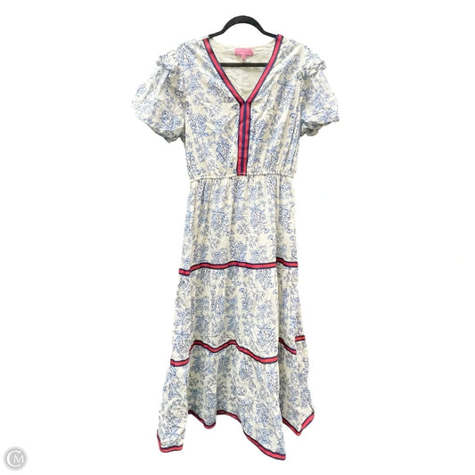 Dress Casual Maxi By Simply Southern In Floral Print, Size: L