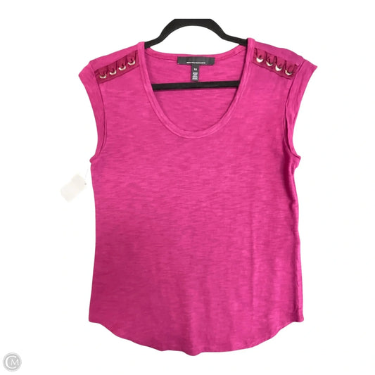 Top Short Sleeve By White House Black Market In Pink, Size: Xs
