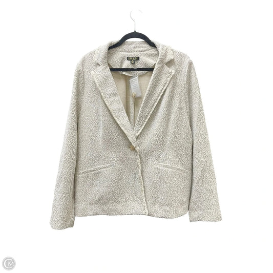 Blazer By Iman Hsn In Beige, Size: Xl