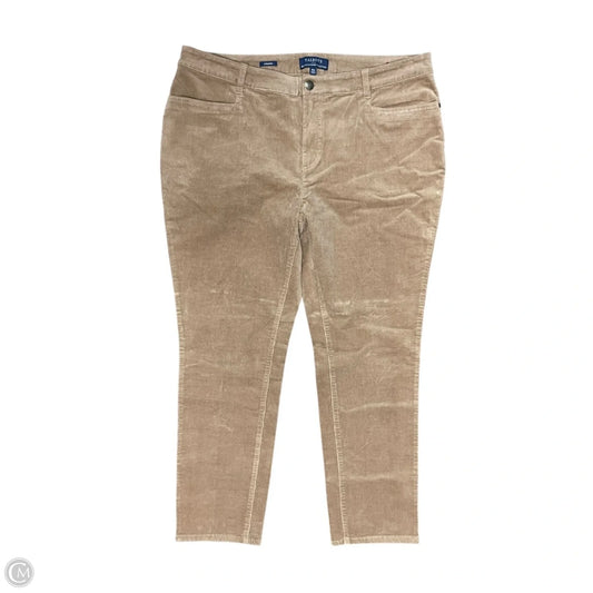 Pants Corduroy By Talbots In Brown, Size: 16