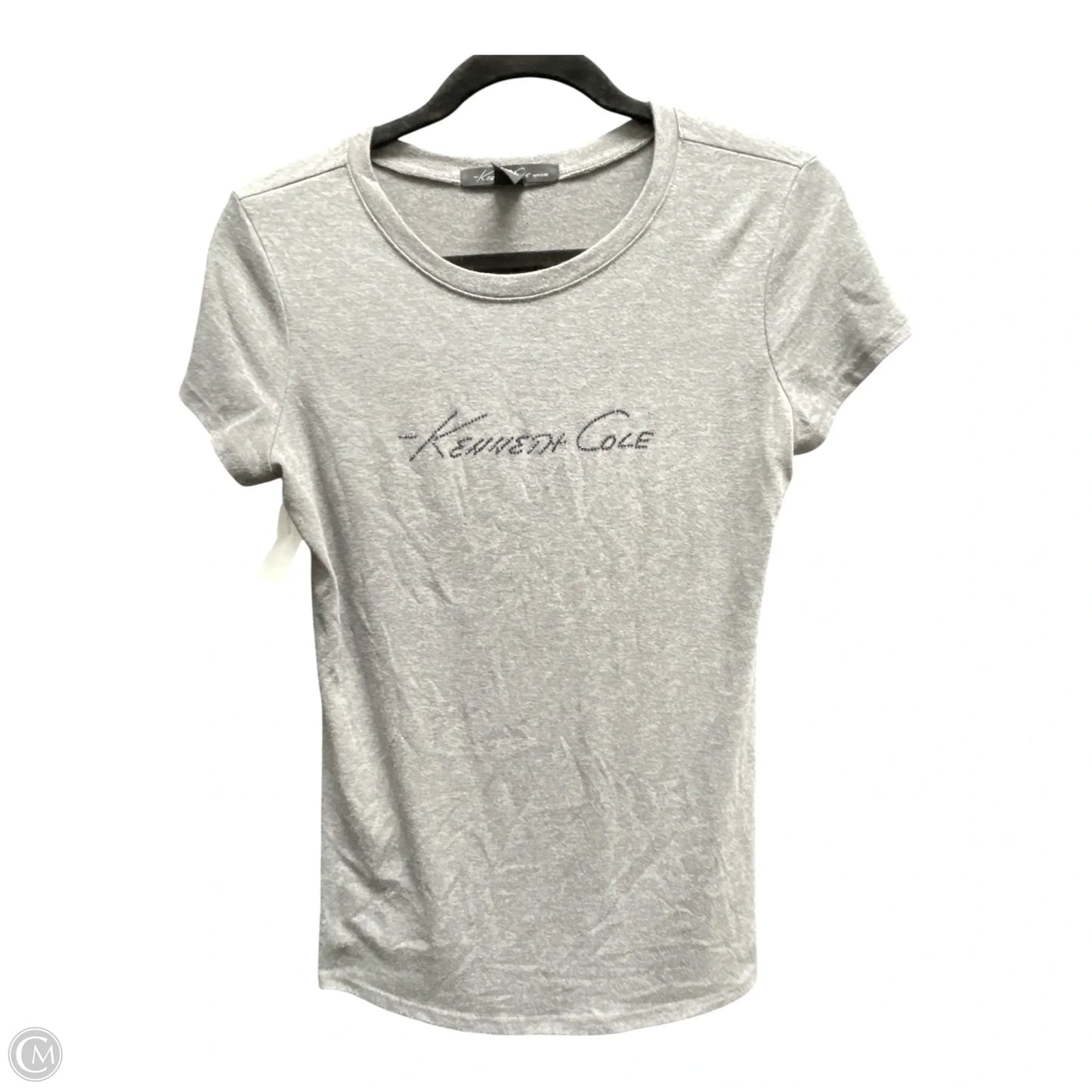 Top Short Sleeve Basic By Kenneth Cole In Grey, Size: Xs