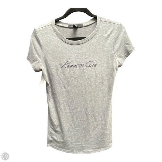 Top Short Sleeve Basic By Kenneth Cole In Grey, Size: Xs