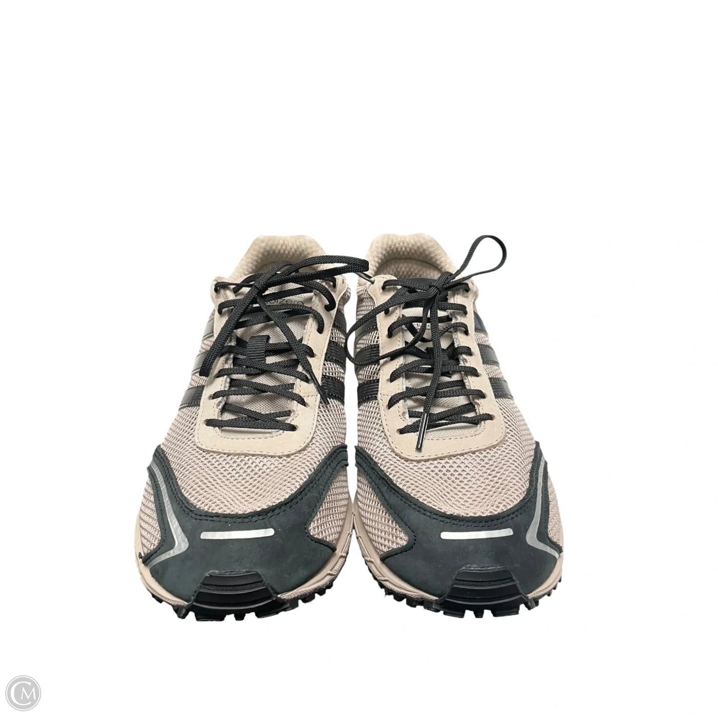 Shoes Athletic By Adidas In Black & Tan, Size: 10