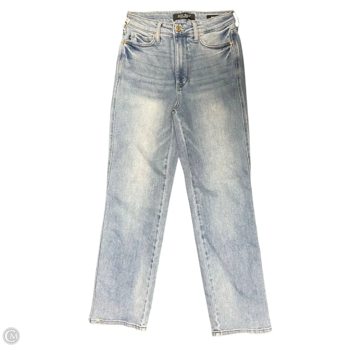 Jeans Straight By Judy Blue In Blue Denim, Size: 6