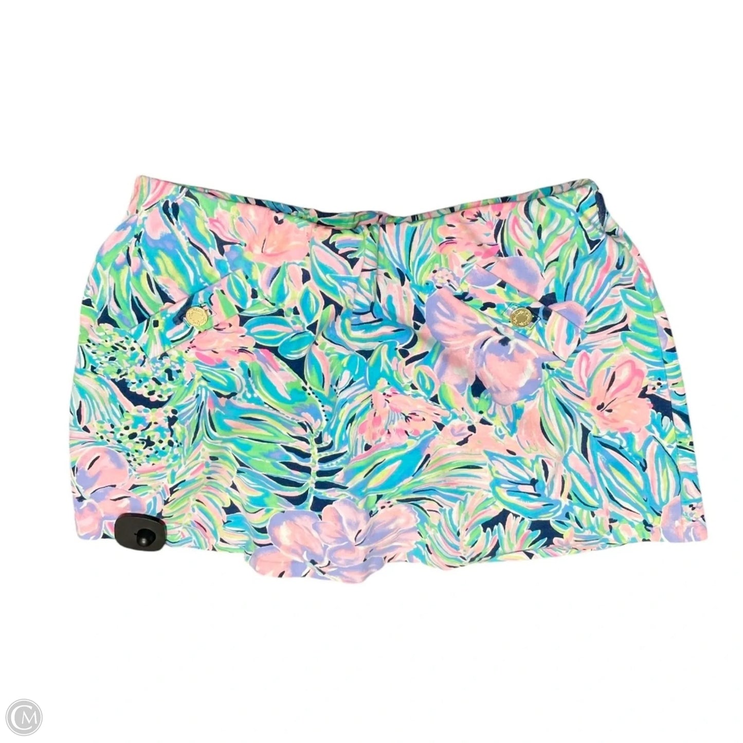 Skort By Lilly Pulitzer In Floral Print, Size: M