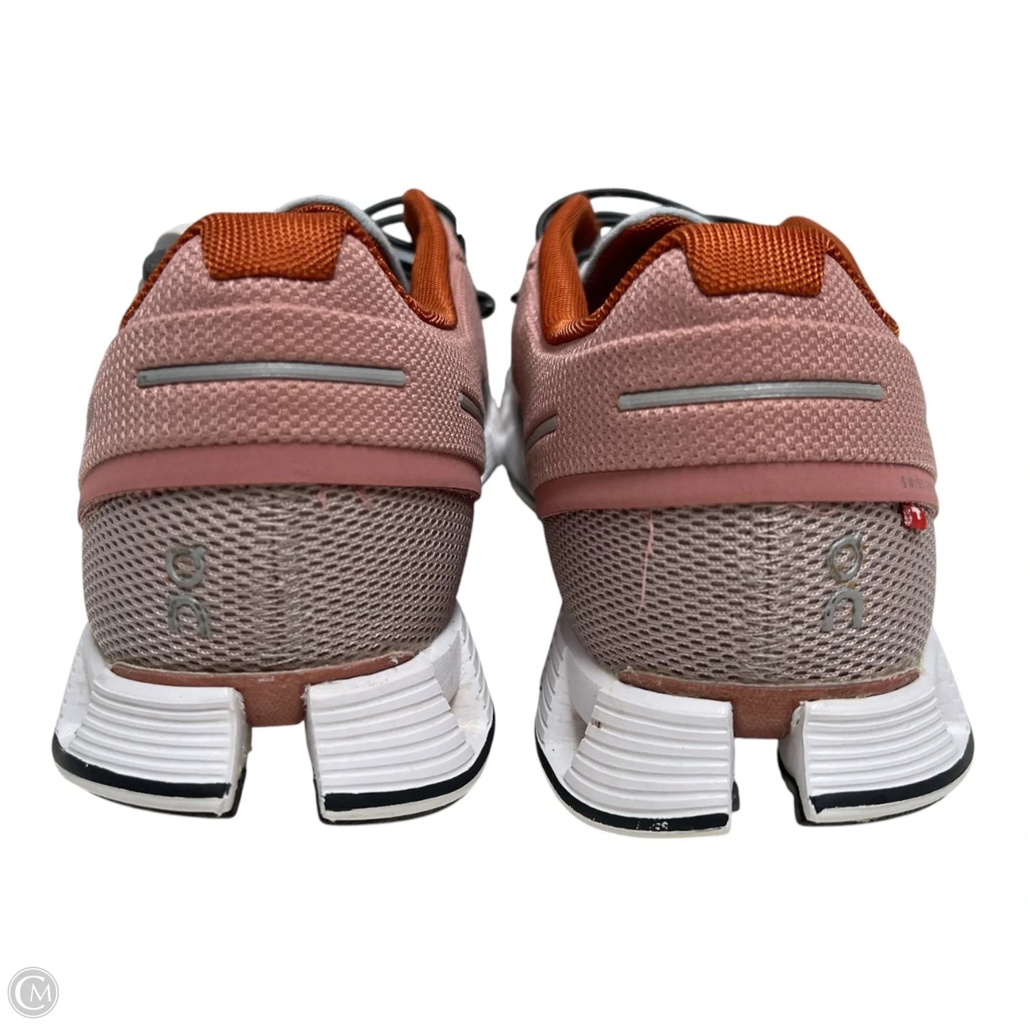 Shoes Athletic By On Cloud In Grey & Orange, Size: 9