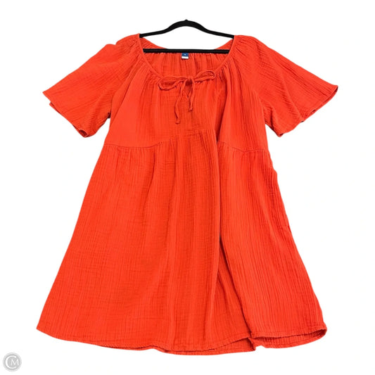 Dress Casual Short By Old Navy In Red, Size: Xl