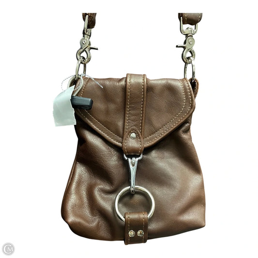 Crossbody Leather By Clothes Mentor, Size: Small