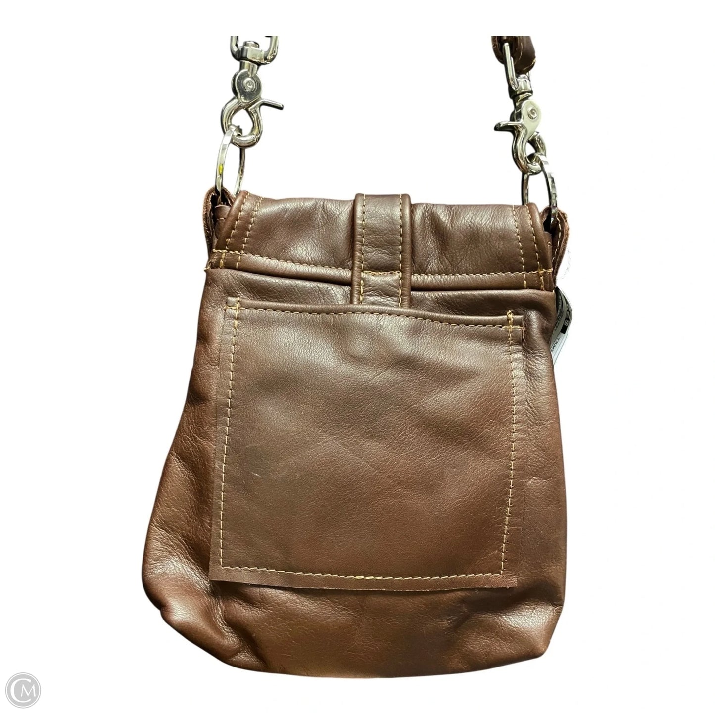 Crossbody Leather By Clothes Mentor, Size: Small