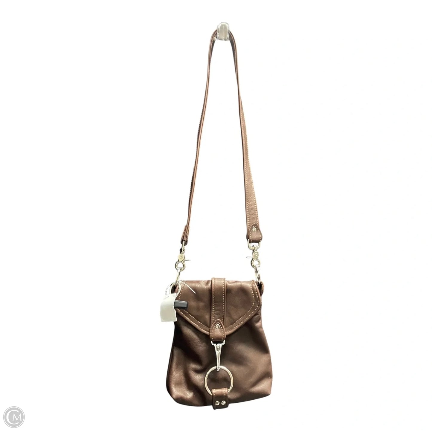 Crossbody Leather By Clothes Mentor, Size: Small