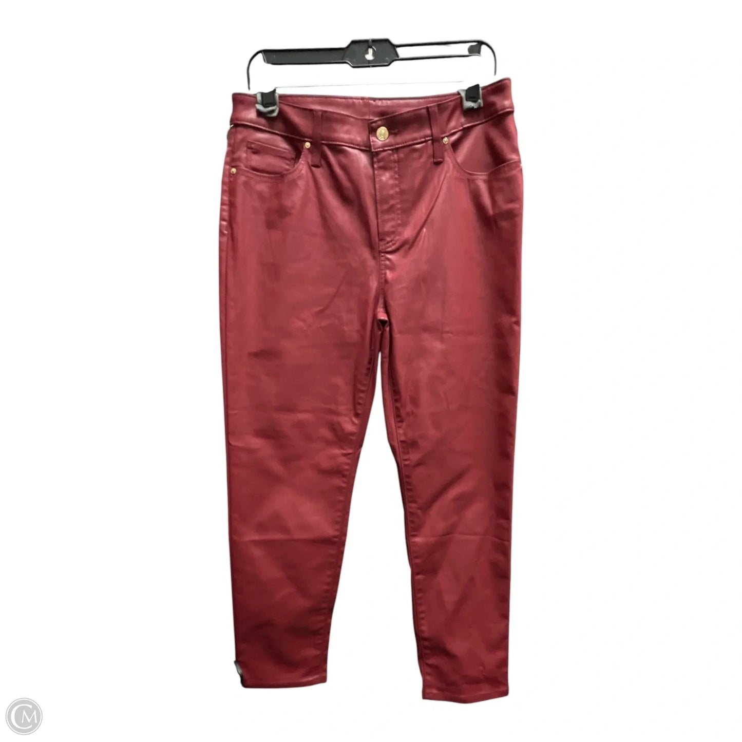 Jeans Straight By Chicos In Red, Size: 10
