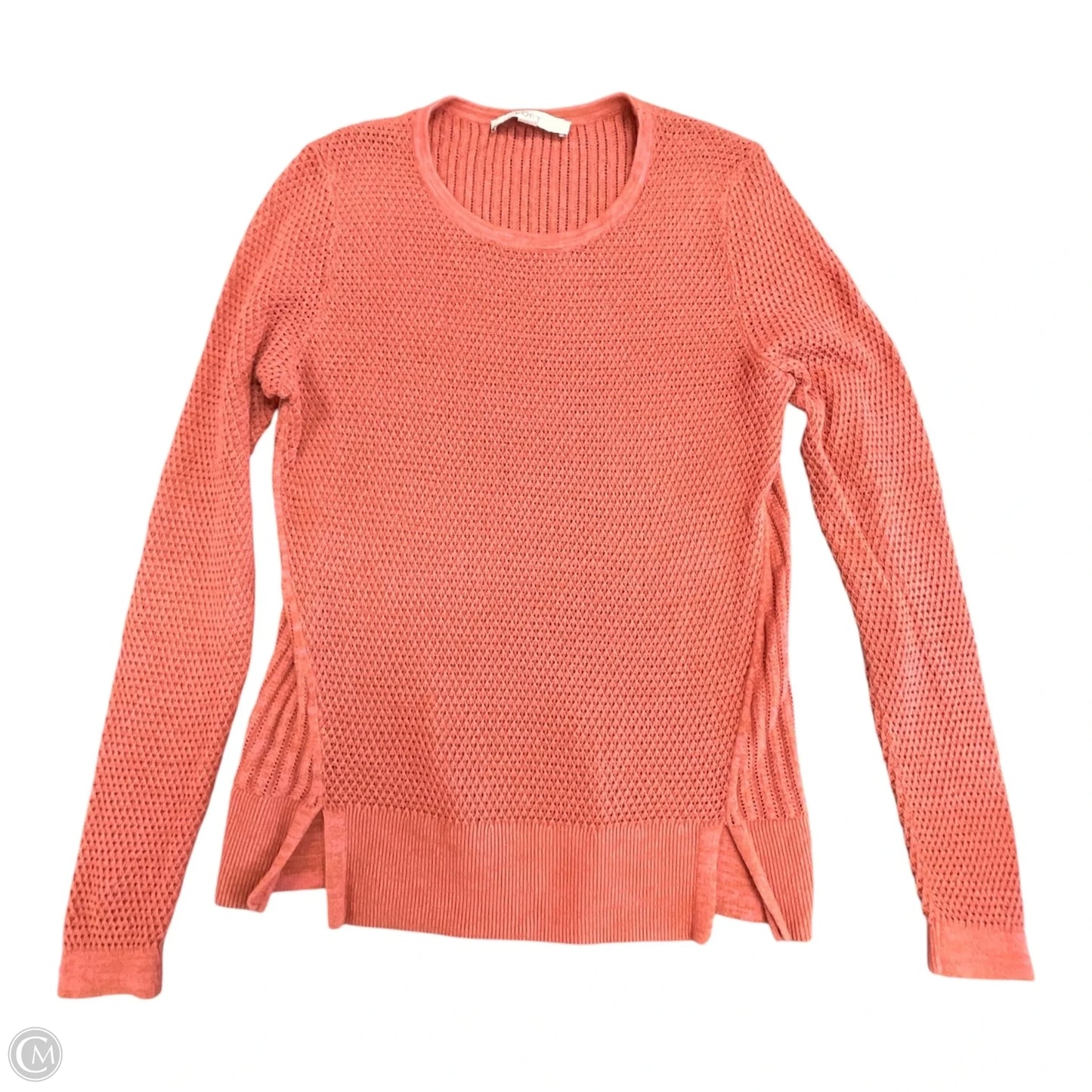 Sweater By Loft In Coral, Size: Xs