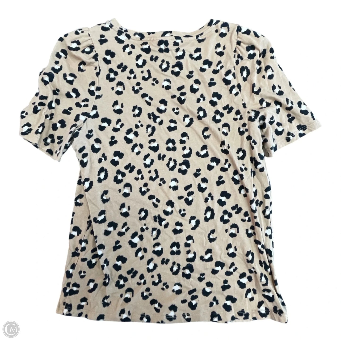 Top Short Sleeve By A New Day In Animal Print, Size: Xs
