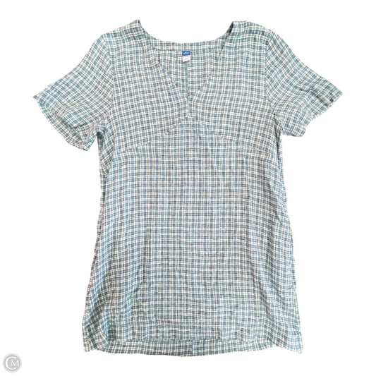 Dress Casual Short By Old Navy In Plaid Pattern, Size: Mp