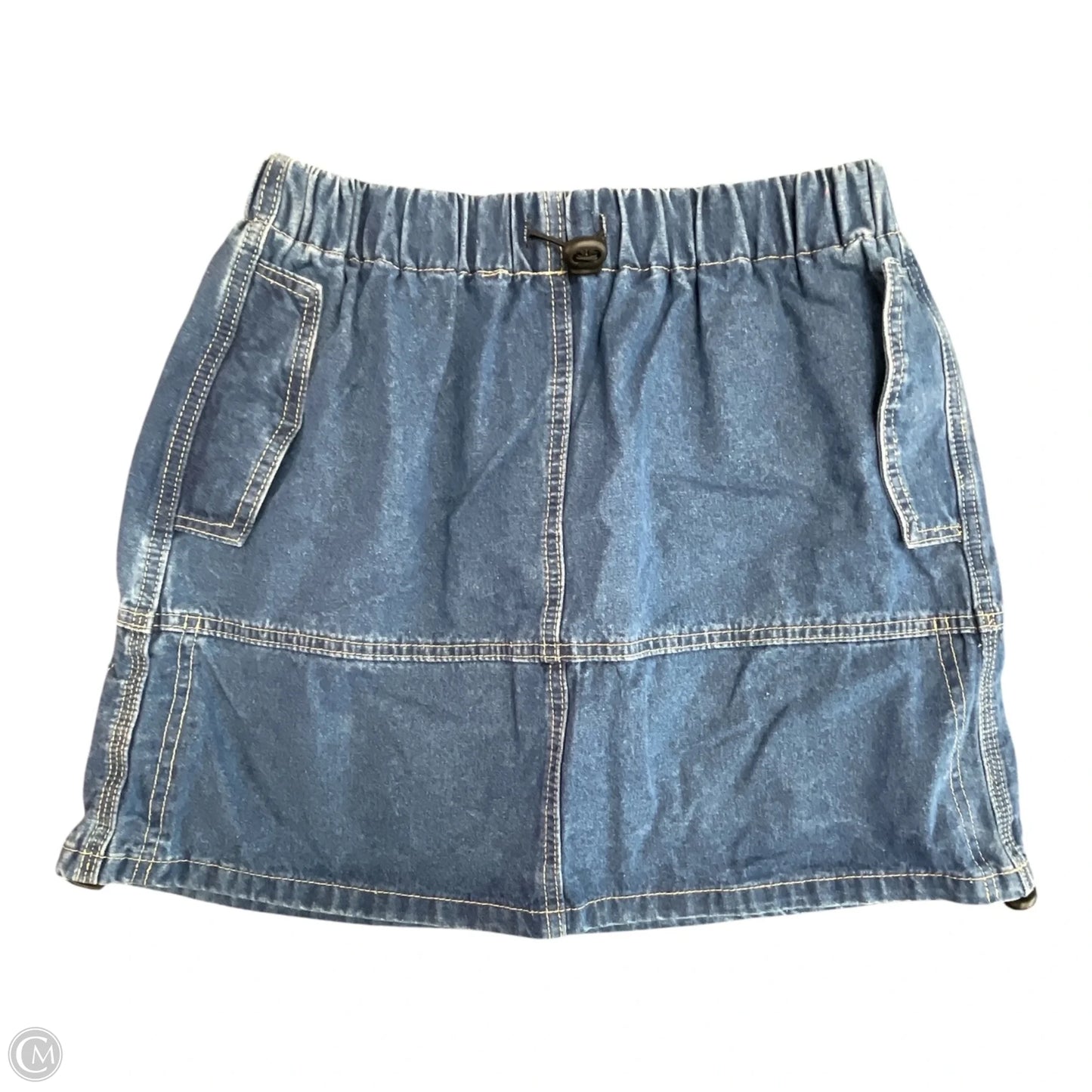 Skirt Mini & Short By Lush In Blue Denim, Size: M