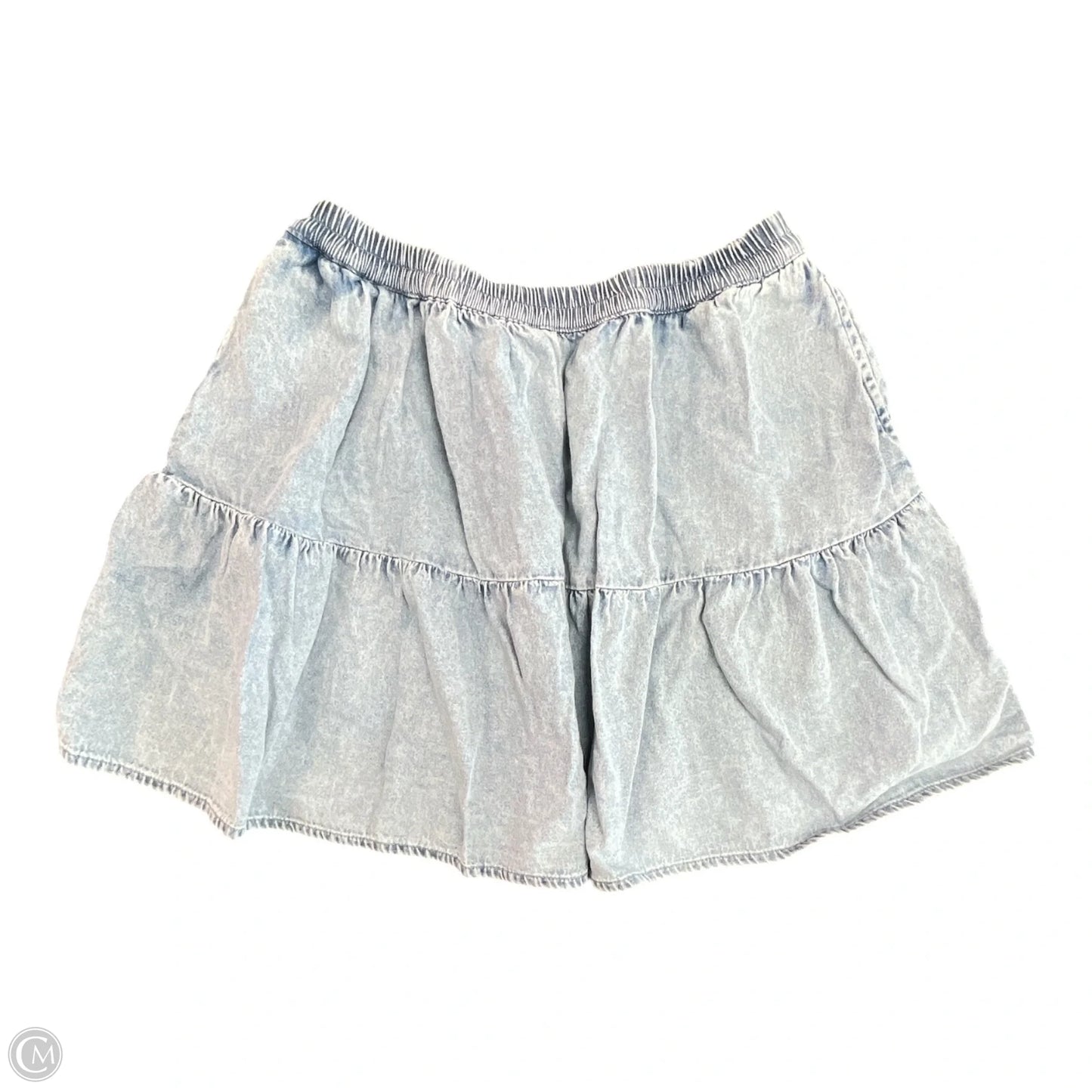 Skirt Mini & Short By American Eagle In Blue Denim, Size: M