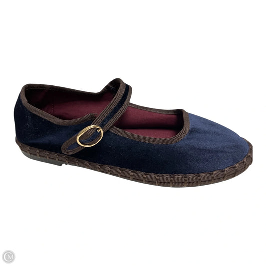 Shoes Flats By CUCCOO In Navy, Size: 6.5